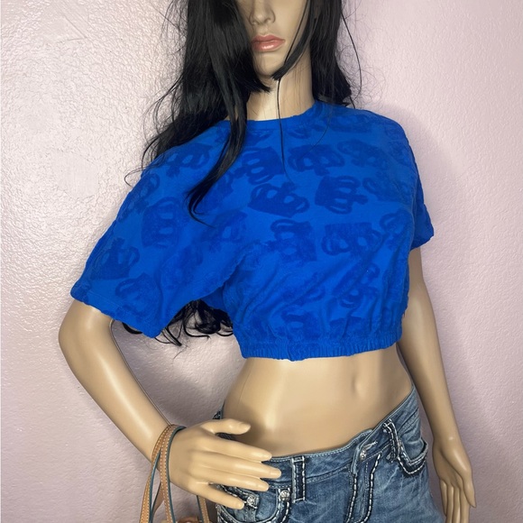 Nwt juicy couture crop top size xsmall - Picture 1 of 9